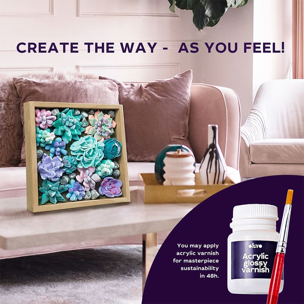 OKTO – Sukkulenten Zärtlichkeit | 3D Holzpuzzle - Lama Welt