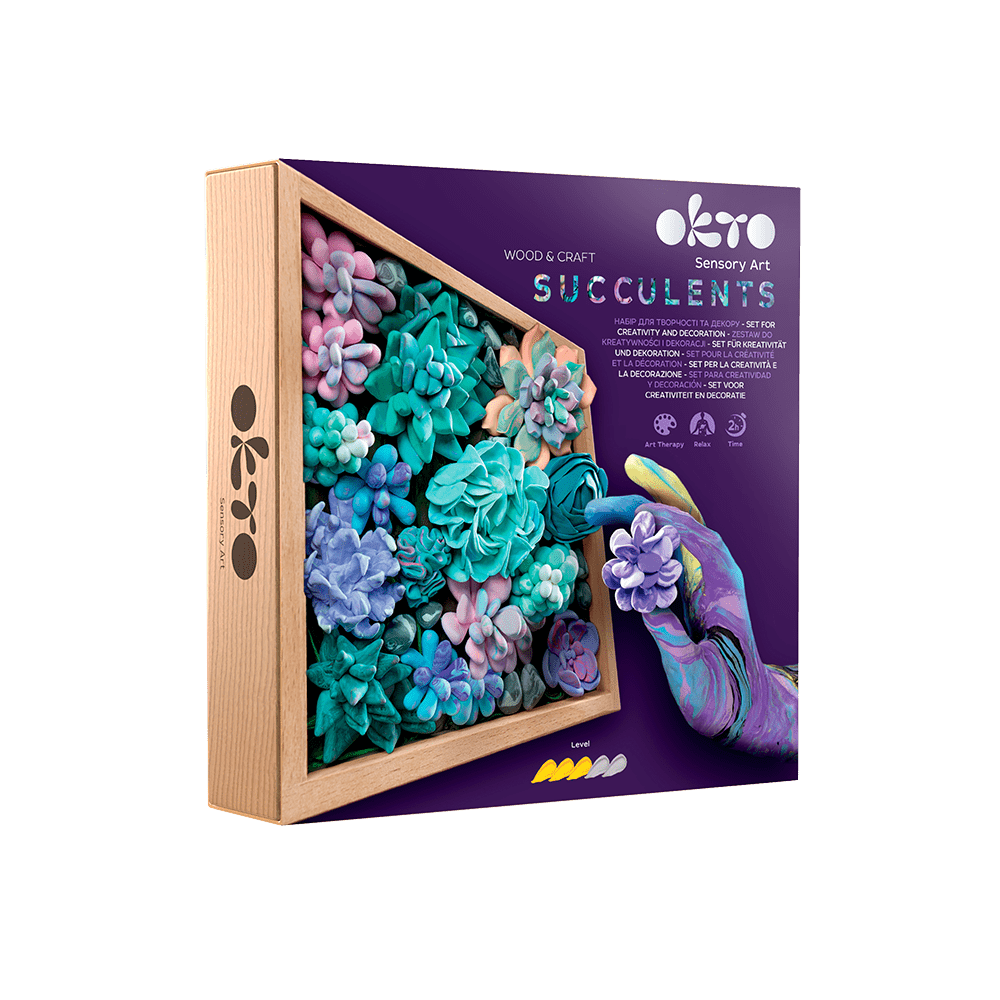 OKTO – Sukkulenten Zärtlichkeit | 3D Holzpuzzle - Lama Welt