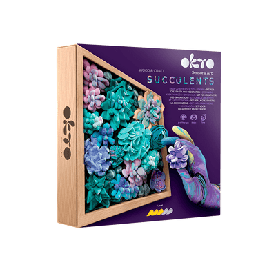 OKTO – Sukkulenten Zärtlichkeit | 3D Holzpuzzle - Lama Welt