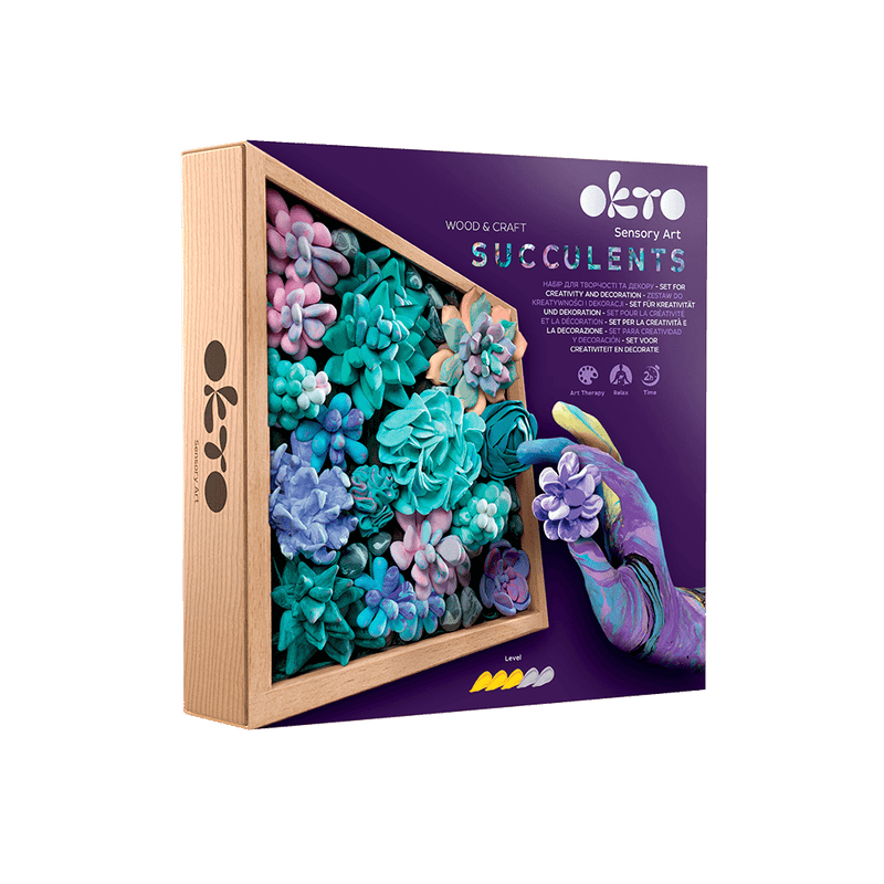 OKTO – Sukkulenten Zärtlichkeit | 3D Holzpuzzle - Lama Welt