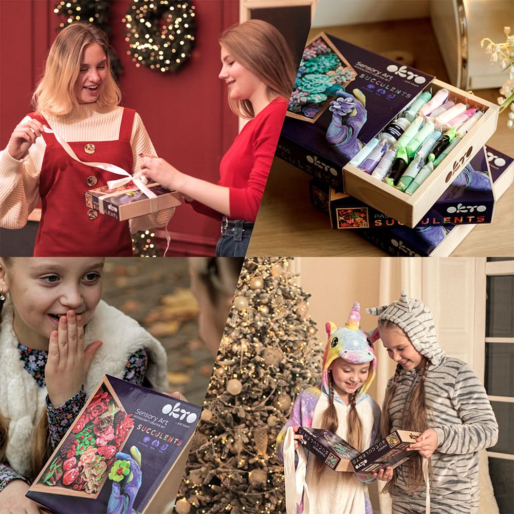 OKTO – Wood&Craft Diy Blumen Tm Okto 21*21 Cm Inspiration | 3D Holzpuzzle - Lama Welt