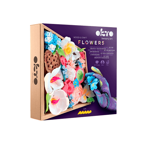 OKTO – Wood&Craft Diy Blumen Tm Okto 21*21 Cm Romantik | 3D Holzpuzzle - Lama Welt