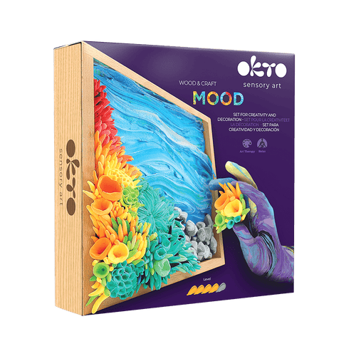 OKTO – Wood&Craft Diy Mood Tm Okto 21*21 Cm Ozeanruhe | 3D Holzpuzzle - Lama Welt