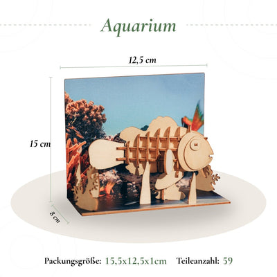 Postkarte “Aquarium” - Lama Welt
