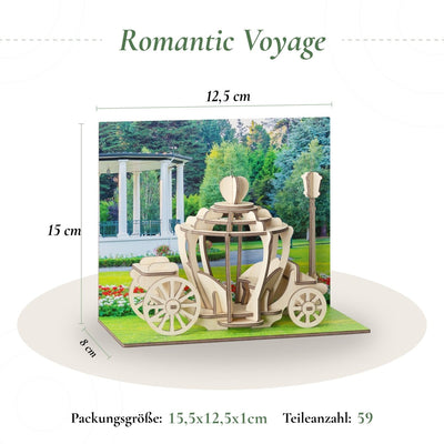 Postkarte “Romantic voyage” - Lama Welt