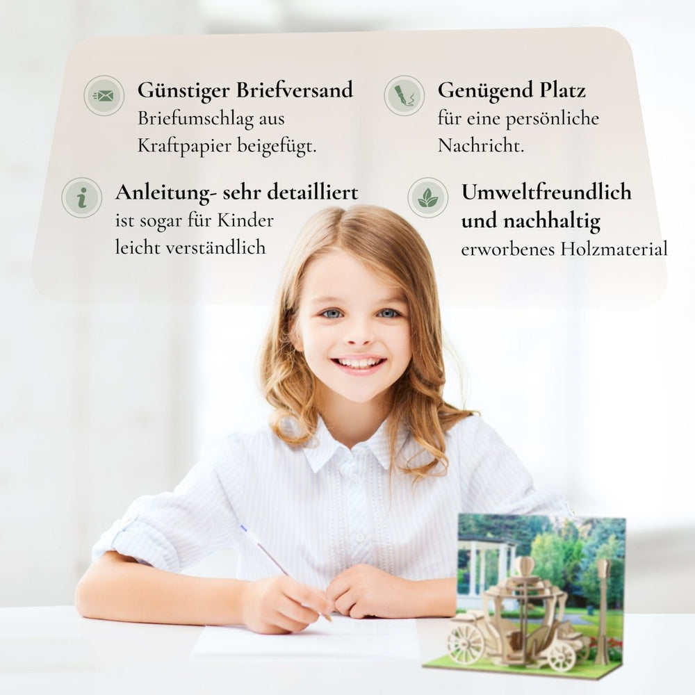 Postkarte “Romantic voyage” - Lama Welt