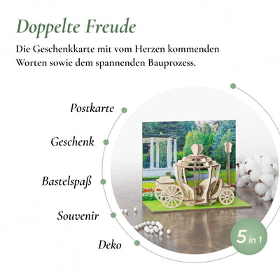 Postkarte “Romantic voyage” - Lama Welt