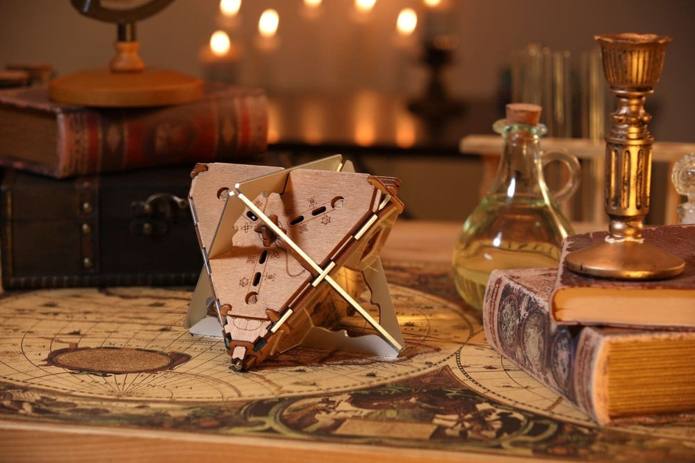 Potato – Antigravitations - Box – Metallversion | 3D Holzpuzzle - Lama Welt