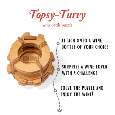 Potato – Topsy - Turvy | 3D Holzpuzzle - Lama Welt
