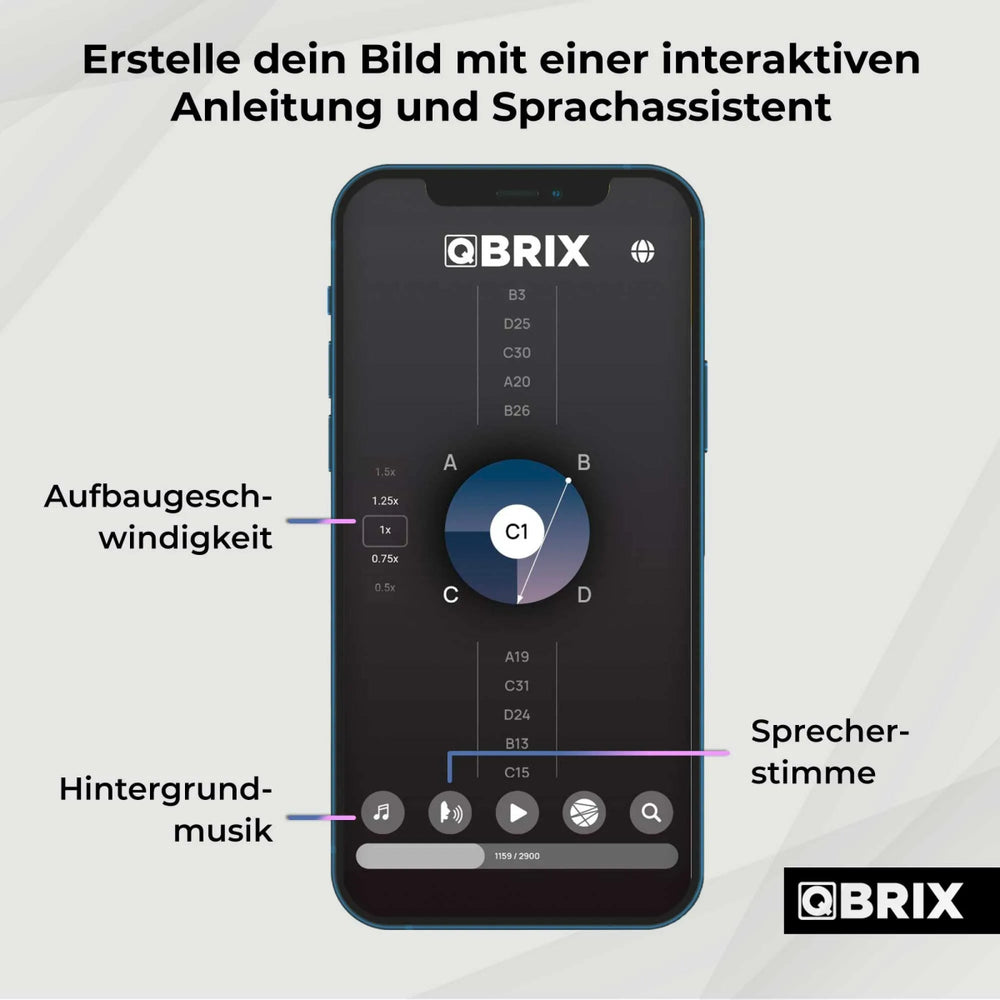 QBRIX | Persönliches String - Art Herz oder Quadrat/Rundbild aus deinem Foto | Personalisierte Geschenke - Lama Welt