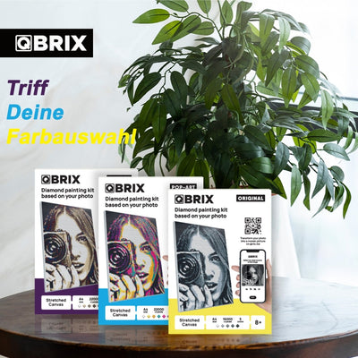 Qbrix – Qbrix Diamant - Fotomosaik Original | 3D Holzpuzzle - Lama Welt