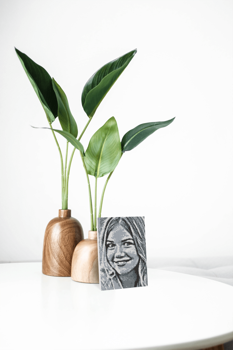 Qbrix – Qbrix Diamant - Fotomosaik Original | 3D Holzpuzzle - Lama Welt