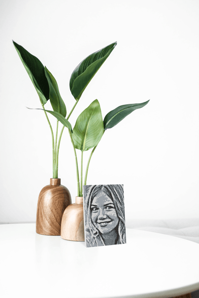 Qbrix – Qbrix Diamant - Fotomosaik Original | 3D Holzpuzzle - Lama Welt