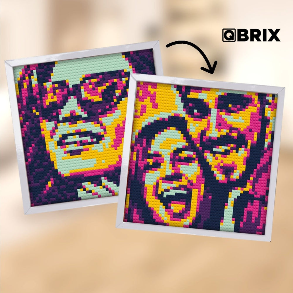 Qbrix – Qbrix Fotokonstruktor Original | 3D Holzpuzzle - Lama Welt