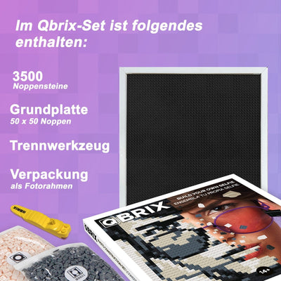 Qbrix – Qbrix Fotokonstruktor Original | 3D Holzpuzzle - Lama Welt