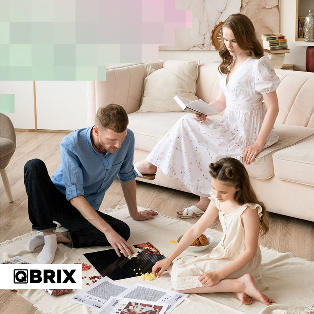 Qbrix – Qbrix Fotokonstruktor Original | 3D Holzpuzzle - Lama Welt