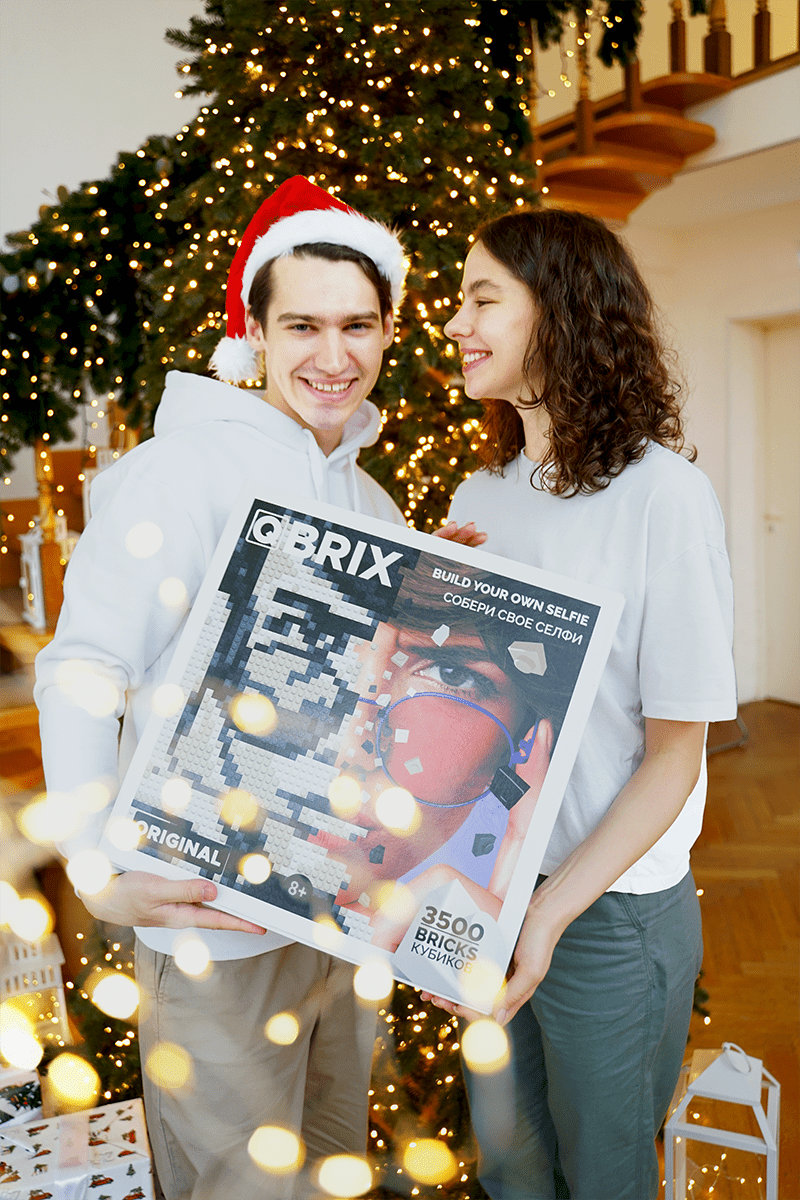 Qbrix – Qbrix Fotokonstruktor Original | 3D Holzpuzzle - Lama Welt