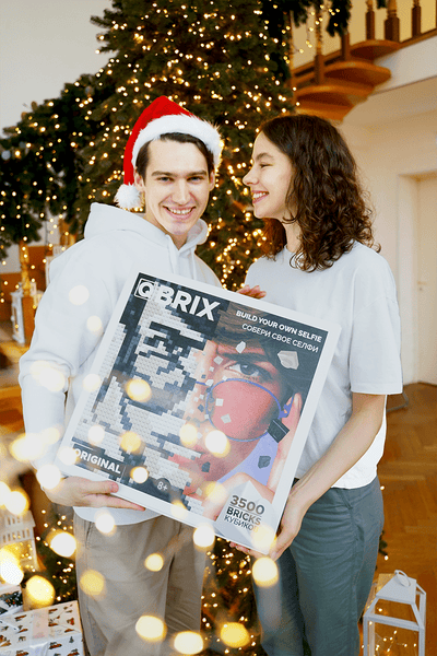 Qbrix – Qbrix Fotokonstruktor Original | 3D Holzpuzzle - Lama Welt