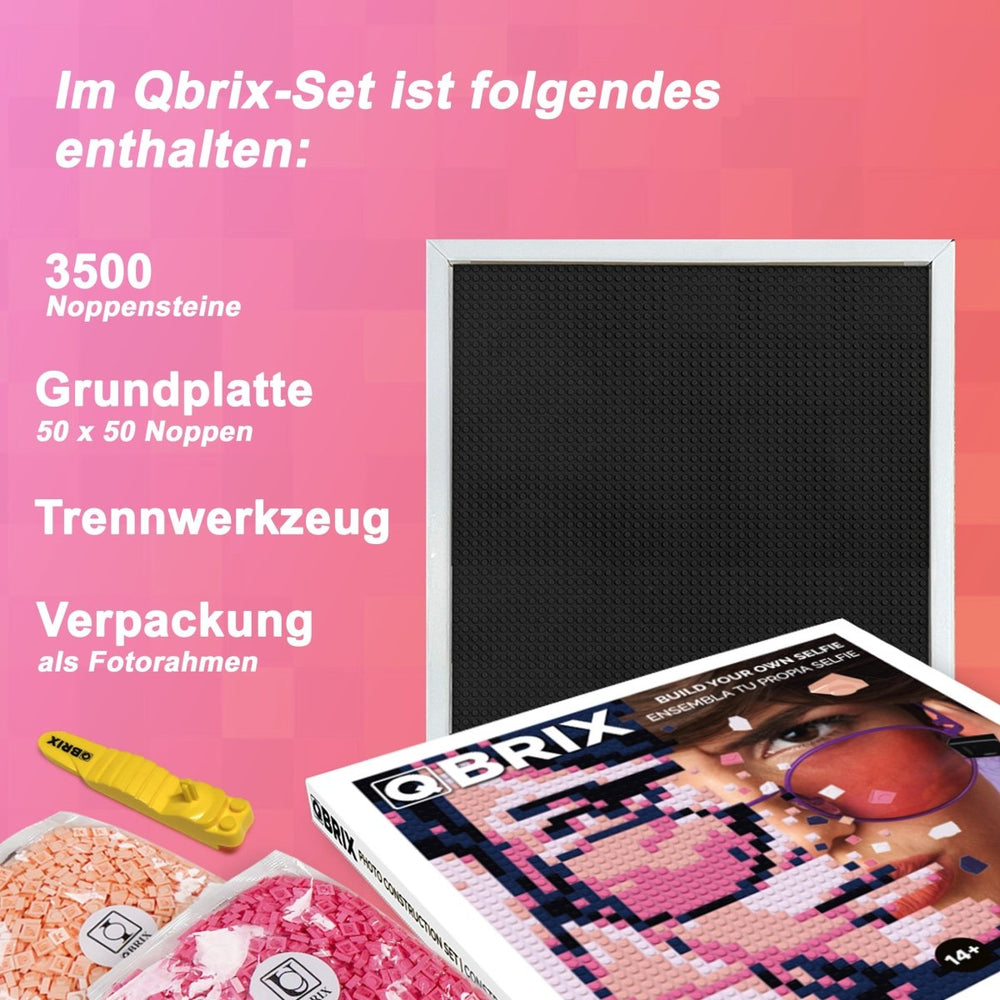 Qbrix – Qbrix Fotokonstruktor Original | 3D Holzpuzzle - Lama Welt