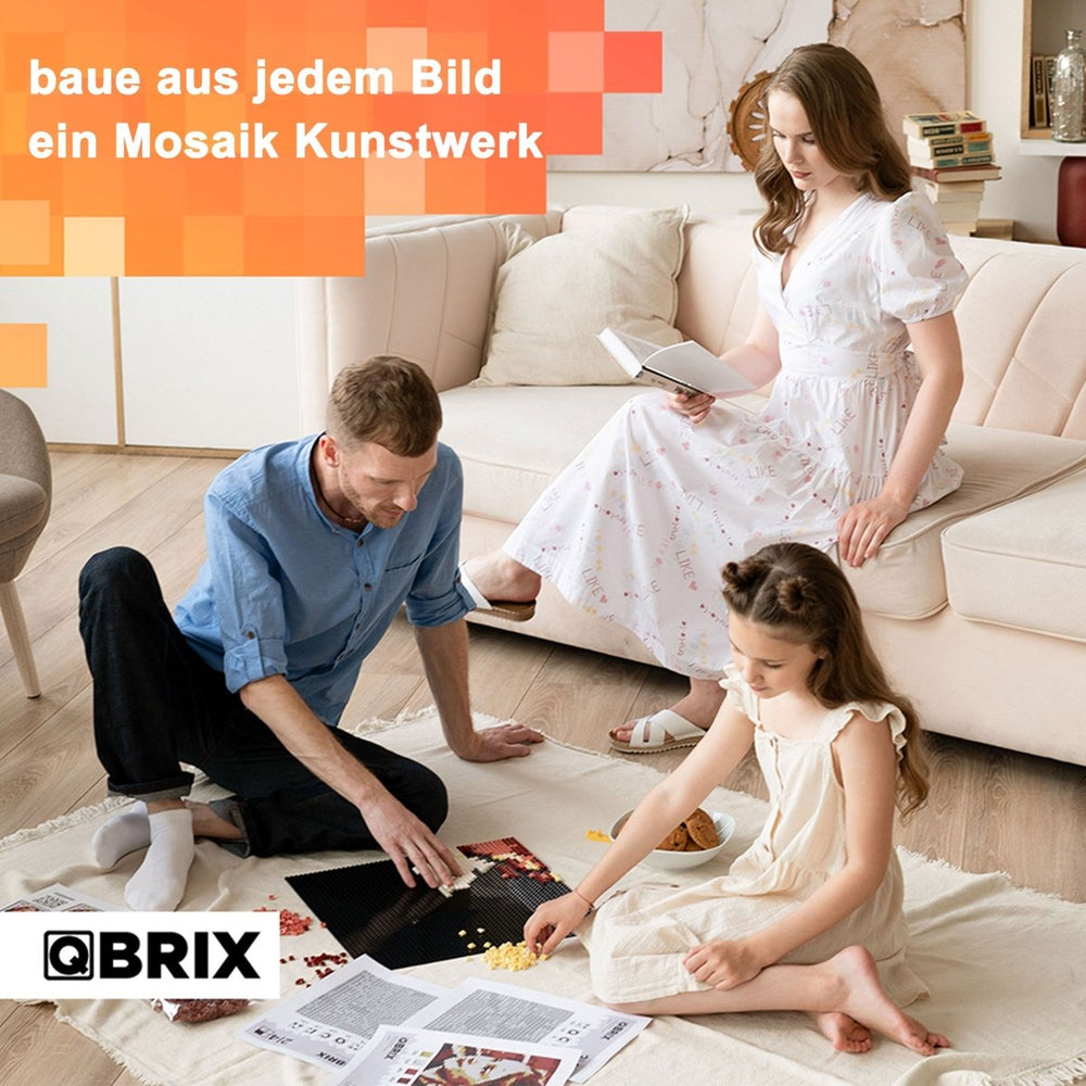 Qbrix – Qbrix Fotokonstruktor Original | 3D Holzpuzzle - Lama Welt