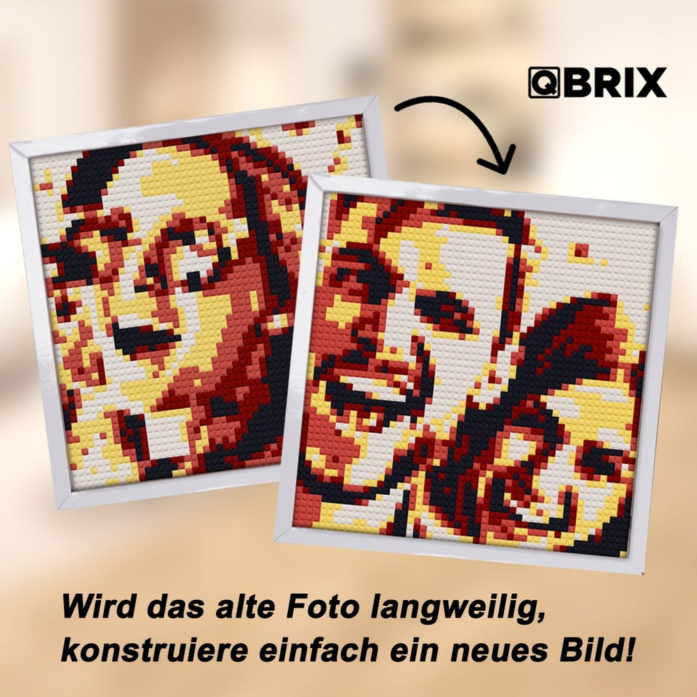 Qbrix – Qbrix Fotokonstruktor Original | 3D Holzpuzzle - Lama Welt
