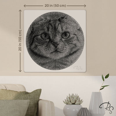 RingString l String - Art Kunstwerk/ Fadenbild aus deinem Foto | Personalisierte Geschenke - Lama Welt