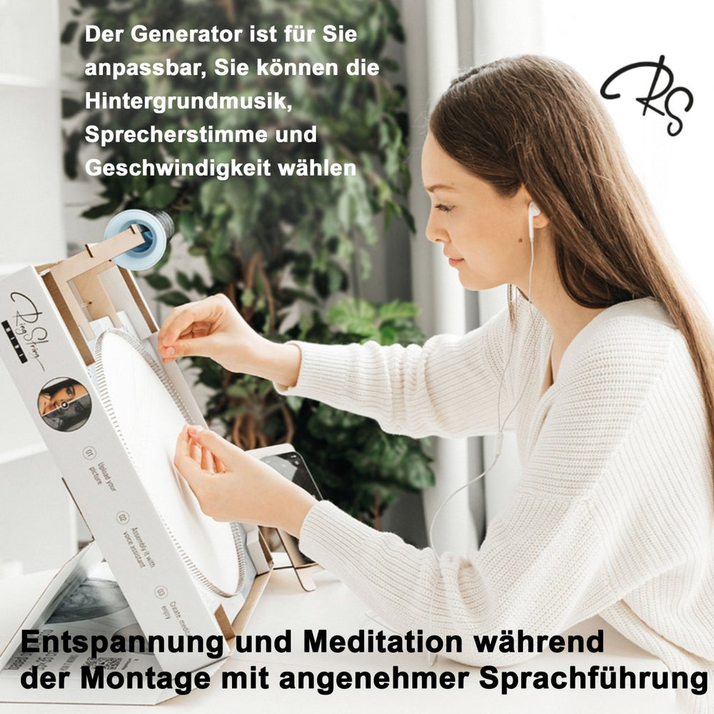 RingString – Ringstring | 3D Holzpuzzle - Lama Welt