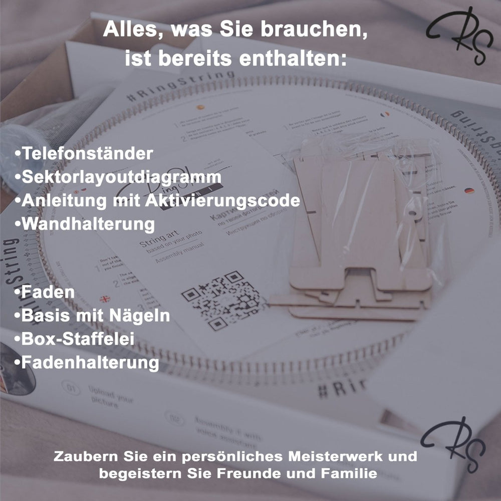 RingString – Ringstring | 3D Holzpuzzle - Lama Welt