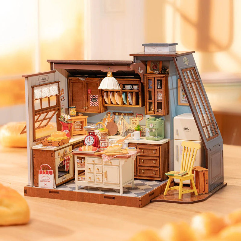 Robotime l Backküche „Baking Kitchen“ | 3D Miniaturhaus - Lama Welt