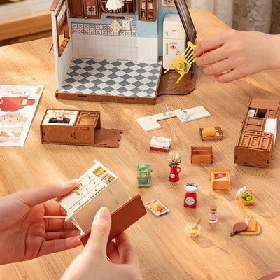 Robotime l Backküche „Baking Kitchen“ | 3D Miniaturhaus - Lama Welt