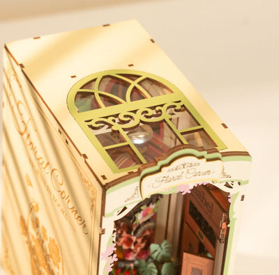 Robotime l Blumenecke | Book Nook - Lama Welt