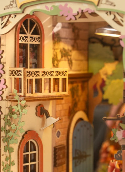 Robotime l Blumenecke | Book Nook - Lama Welt