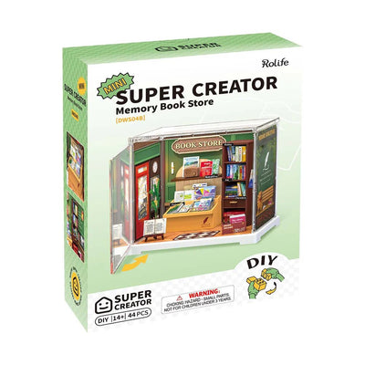 Robotime l Buchladen „Memory Book Store“ | 3D Miniaturhaus - Lama Welt