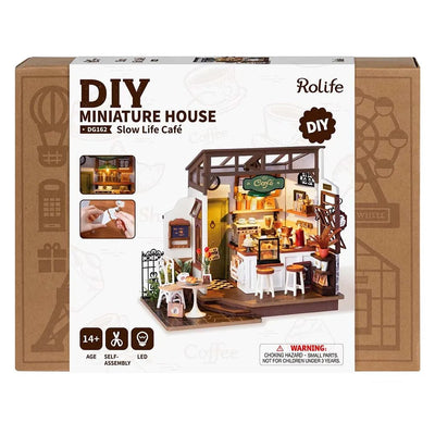 Robotime l Coffee shop | 3D Miniaturhaus - Lama Welt