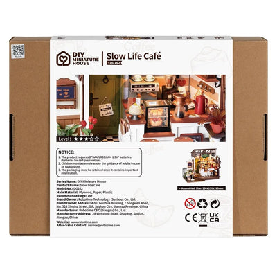 Robotime l Coffee shop | 3D Miniaturhaus - Lama Welt