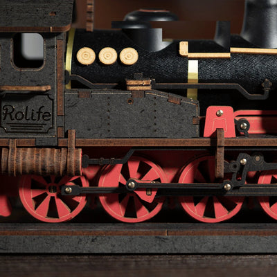 Robotime l Dampflokomotive | 3D Holzpuzzle - Lama Welt