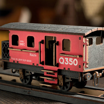 Robotime l Dampflokomotive | 3D Holzpuzzle - Lama Welt