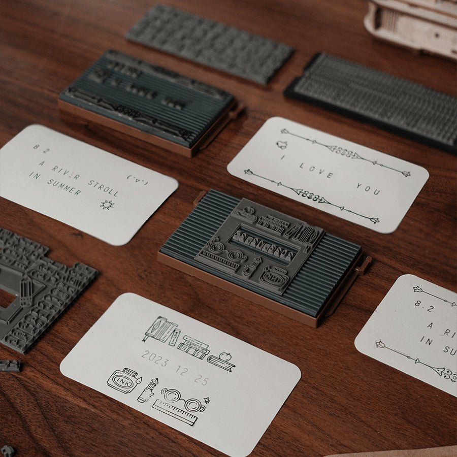 Robotime l Druckpresse | 3D Holzpuzzle - Lama Welt