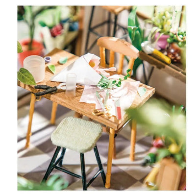 Robotime l Emilys Blumenladen | 3D Miniaturhaus - Lama Welt