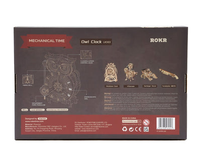 Robotime l Eulenuhr | 3D Holzpuzzle - Lama Welt