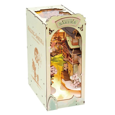 Robotime l Fallende Kirschblüten | Book Nook - Lama Welt