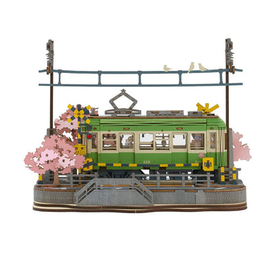 Robotime l Frühlingsreise unter Kirschblüten| 3D Holzpuzzle - Lama Welt