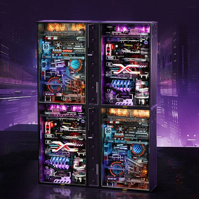 Robotime l Futuristische Murmelbahn | 3D Holzpuzzle - Lama Welt