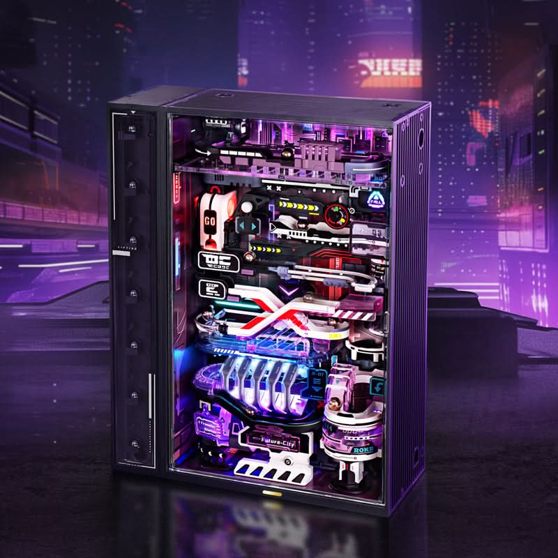 Robotime l Futuristische Murmelbahn | 3D Holzpuzzle - Lama Welt