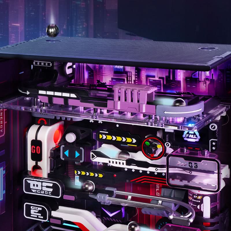 Robotime l Futuristische Murmelbahn | 3D Holzpuzzle - Lama Welt