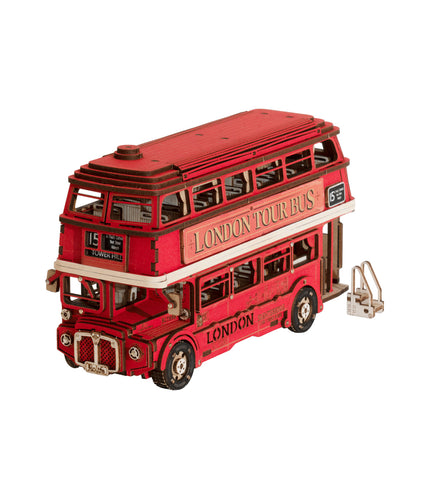 Robotime l Londoner Doppeldeckerbus | 3D Holzpuzzle - Lama Welt