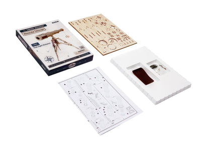 Robotime l Monokulares Fernrohr | 3D Holzpuzzle - Lama Welt