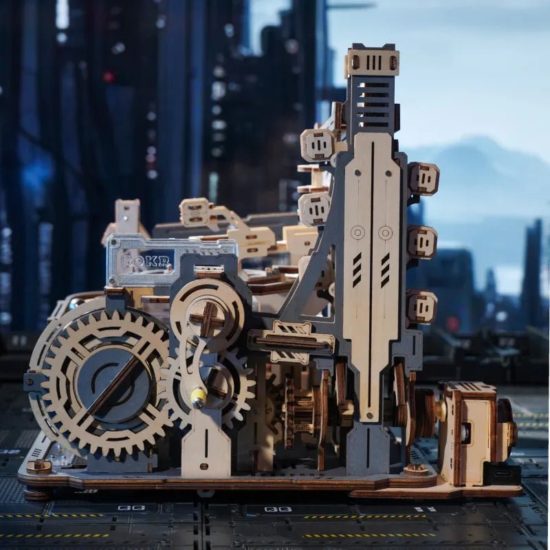 Robotime l Murmel - Weltraumstation | 3D Holzpuzzle - Lama Welt