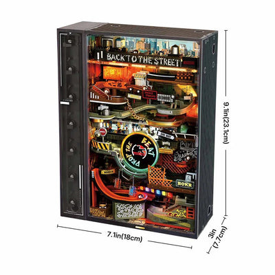 Robotime l Murmelbahn „Hip - Hop Street“ | 3D Holzpuzzle - Lama Welt