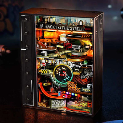 Robotime l Murmelbahn „Hip - Hop Street“ | 3D Holzpuzzle - Lama Welt